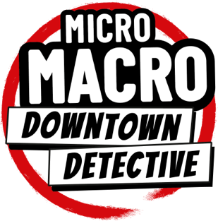 MicroMacro: Downtown Detective Logo